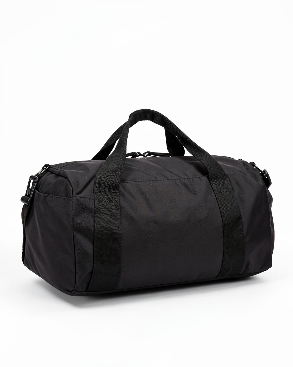 Black Crusader duffel bag with shoulder strap
